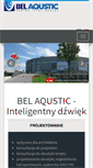 Mobile Screenshot of bel-aqustic.com.pl