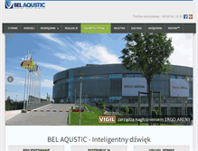 Tablet Screenshot of bel-aqustic.com.pl